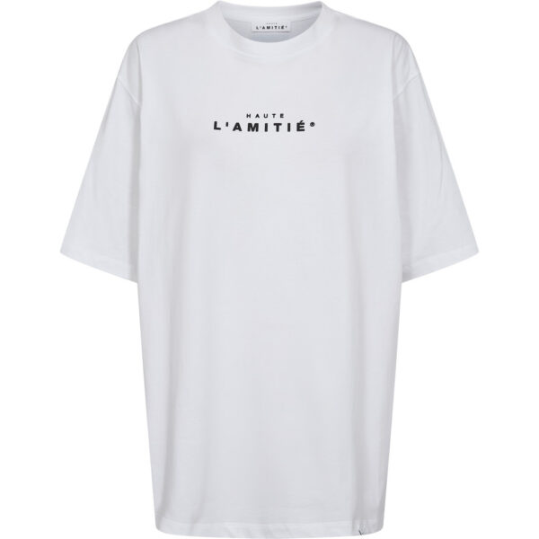 Crew Rub Print Tee - White