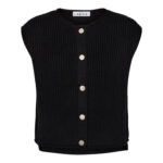 Orient Knit Vest - Black
