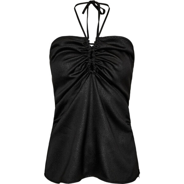 New Chrisse Tie Top - Black