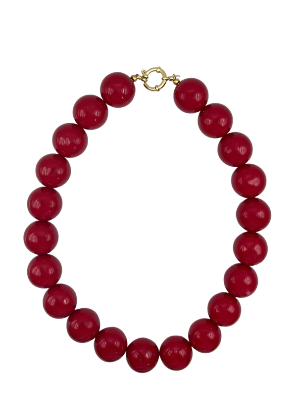 Productfoto_s_SPY_en_Shopify_55 (1) Wilma Necklace - Burgundy - Afbeelding 1