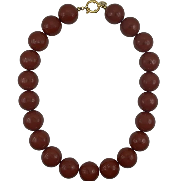 Wilma Necklace - Brown