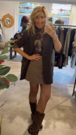 Merlot Oversized Blazer - Brown - Afbeelding 2