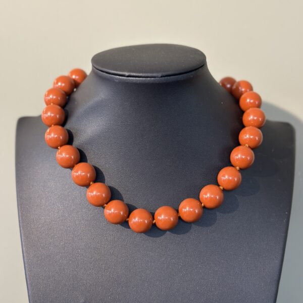 Beads Nechlace - Cognac