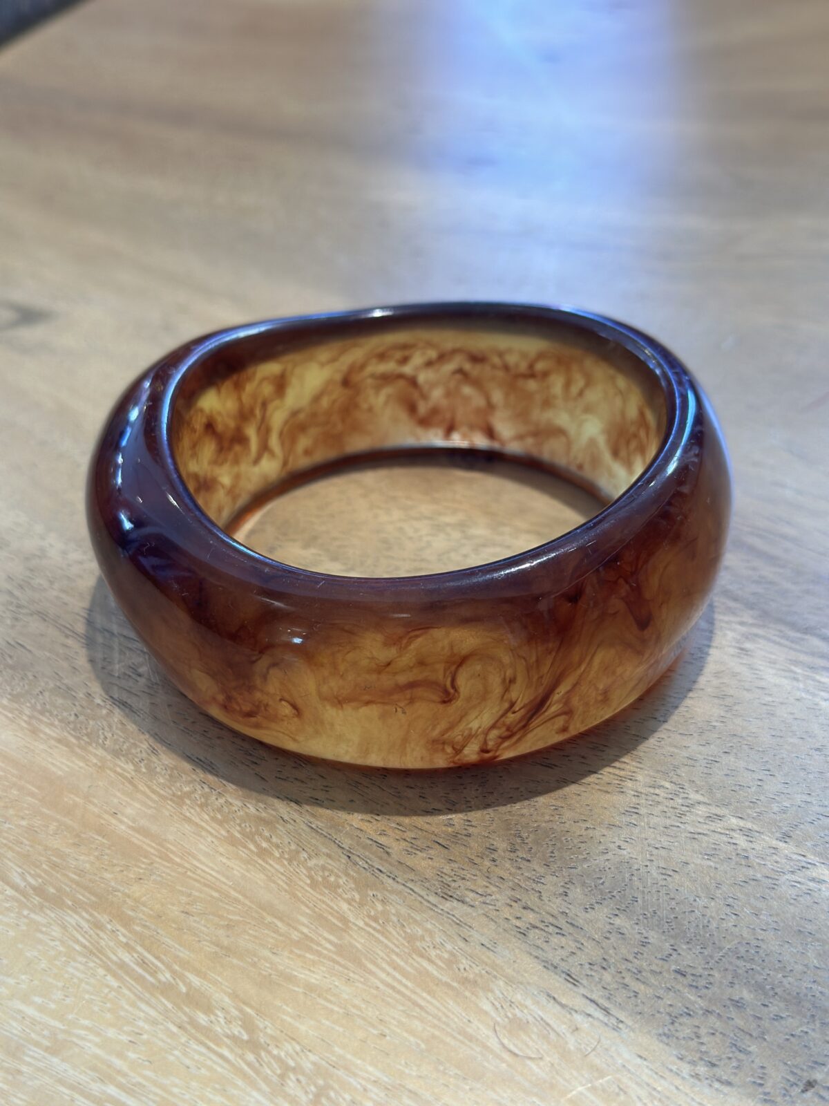 Resin Bracelet - Camel - Afbeelding 1