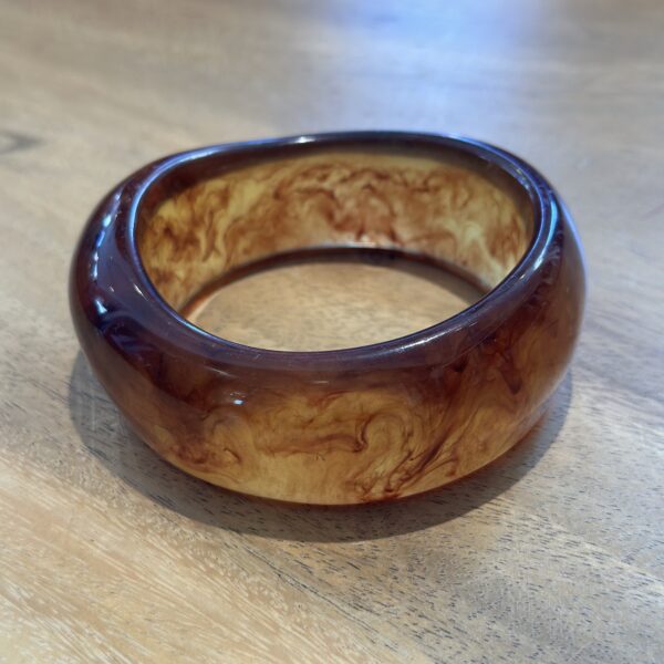Resin Bracelet - Camel