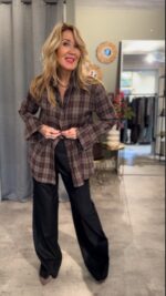 Marron Blouse - Brown - Afbeelding 2