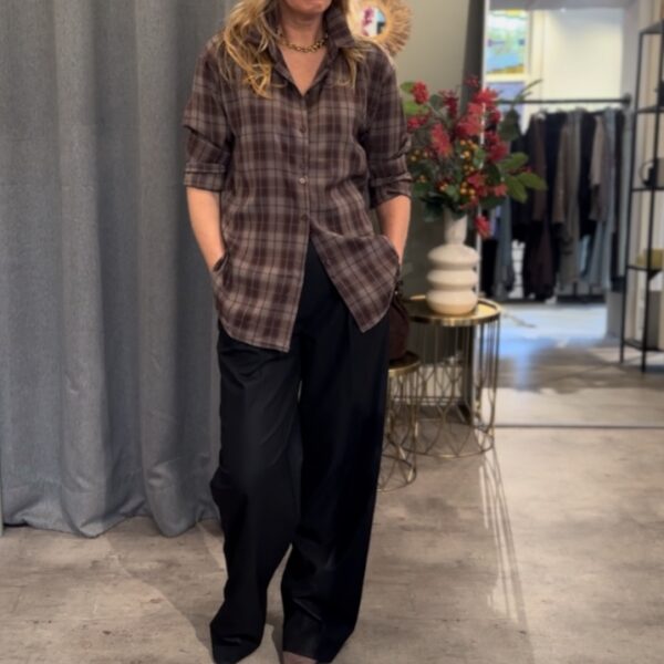 Marron Blouse - Brown