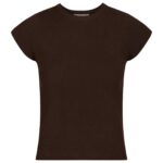 Tirra Knit Tee - Brown
