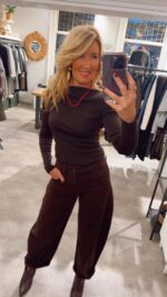 Barrel Jeans - Brown