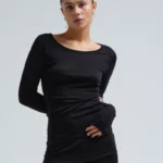 Jade Woolen Top - Black