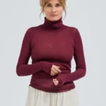 Nouveau Basic Top - Burgundy