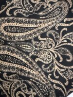 Paisley Scarf - Black/Brown - Afbeelding 3