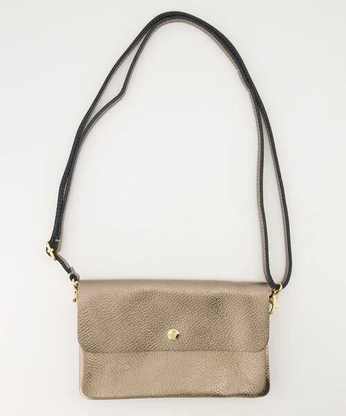 Misa Small Leather Bag - Goud