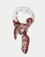 Paisley Scarf - Wine Red