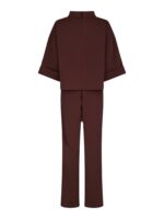 Arlo Crepe Jumpsuit - Burgundy - Afbeelding 2