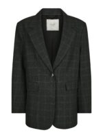 Gaby Check Blazer - Antracit