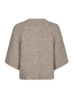 Amaya Fluffy Knit Cardigan - Beige Melange - Afbeelding 2