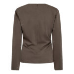 TengaCC Pleat Blouse - Walnut - Afbeelding 2