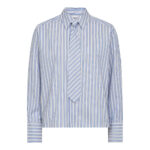 DevinCC Stripe Tie Shirt - Blue/White