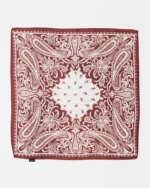 Paisley Scarf - Wine Red - Afbeelding 2