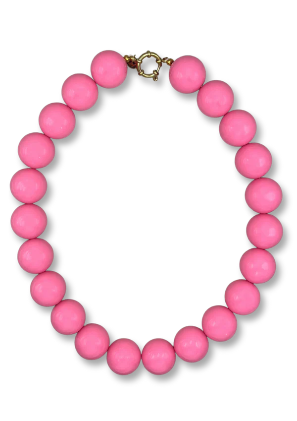 AW25_-_Packshots_29 Wilma Necklace - Pink - Afbeelding 1