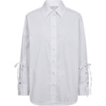 Alvina Pure Tie Shirt - White