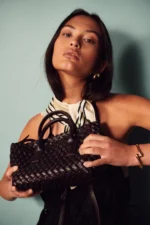 Mia Square Low Bag - Brown