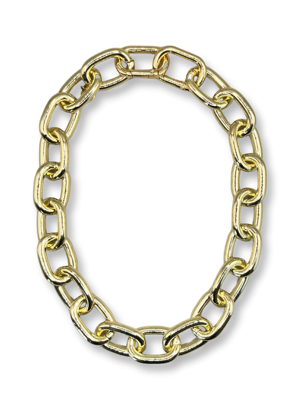 SS26_-_Packshots_-_2025-11-06T170522.126 (1) Chunky Necklace - Gold - Afbeelding 1