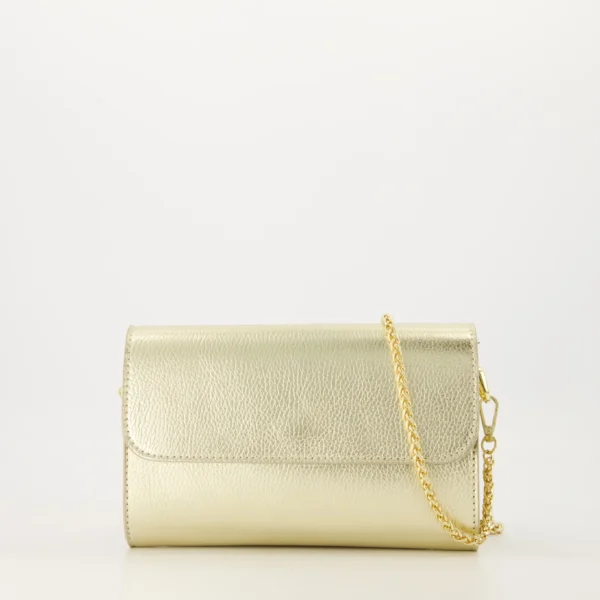 Valencia Leather Bag - Gold