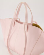 Martha Leather Bag - Pale Pink