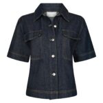 Tiki Denim Shirt - Dark Blue