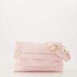Jade Leather Bag - Pale Pink