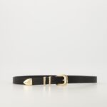 Dune Leather Belt - Black