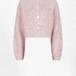 Juna Stripe Cardigan - Rose Quartz