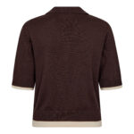 LueCC Crop Cardigan - Dark Brown - Afbeelding 2