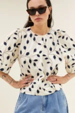 Olivia Botanic Blouse - Midnight - Afbeelding 2