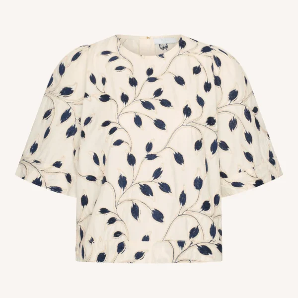 Olivia Botanic Blouse - Midnight