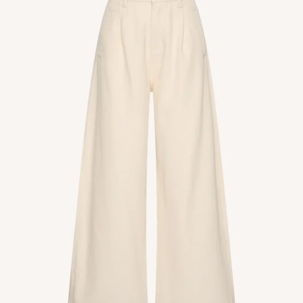 Lux Grain Jeans - Raw White