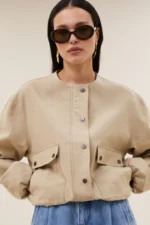 Maggie Canvas Jacket - Dark Sand - Afbeelding 2