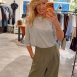 MWHace Sille High Wide Long Pants - Capers Green
