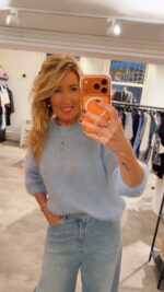 Chic Mohair Pull Baby Blue