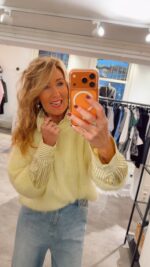 Chic Mohair Pull Yellow - Afbeelding 2