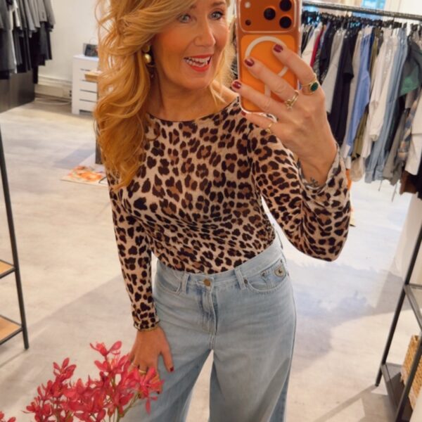 Mila Leopard Top - Leopard