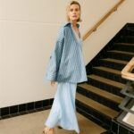 Rhode S6 Blouse - Stripe Blue