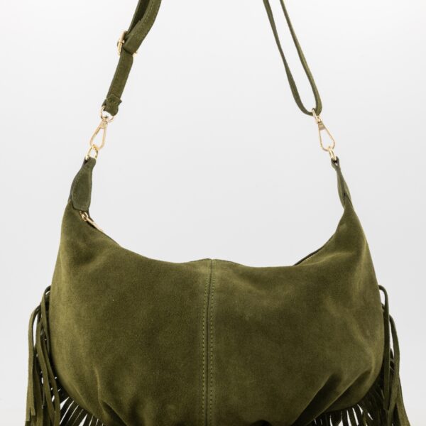 Vromy Suede Bag - Green