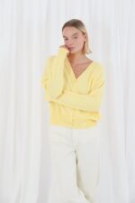 Aspen Cardigan - Butter Yellow