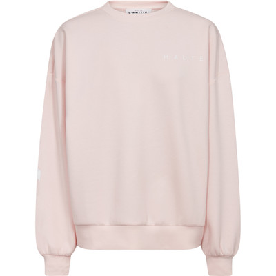 Maxi Split Logo Sweat - Iced Rose