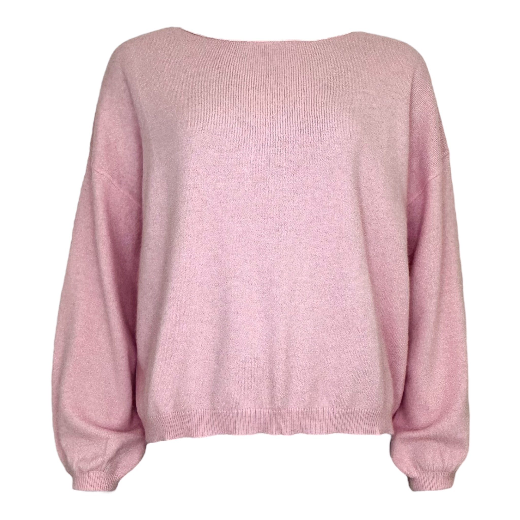 Photoroom_20250708_154508 Los Angeles Boat Neck Sweater - Baby Pink - Afbeelding 1