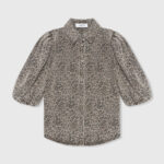 Lars Denim Blouse - Leopard
