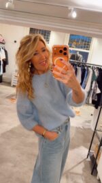 Chic Mohair Pull Baby Blue - Afbeelding 2